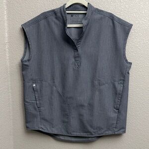 FIGS Rafaela Oversized Scrub Top in Graphite PO# 5468 Small